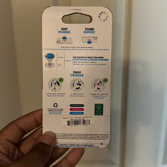 Black pop socket - Picture 2 of 2